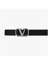 Valentino 5Y2T0Q90 SNP 0NO T0Q90 Garavani V logo silver belt - RED VALENTINO - BALAAN 5