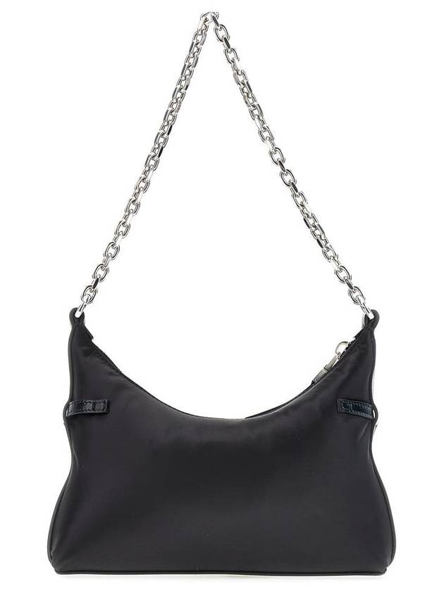 Voyou Party Nylon Satin Shoulder Bag Black - GIVENCHY - BALAAN 4