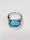 Women s Metropolis Blue Topaz Ring White Gold No 10 - BVLGARI - BALAAN 4