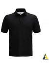 Cotton Jersey Polo Shirt Black - BRUNELLO CUCINELLI - BALAAN 2