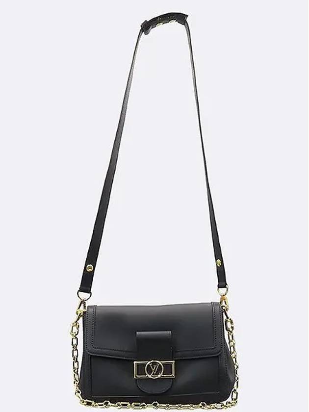 M25209 Black Dauphine Soft MM Shoulder Bag - LOUIS VUITTON - BALAAN 4