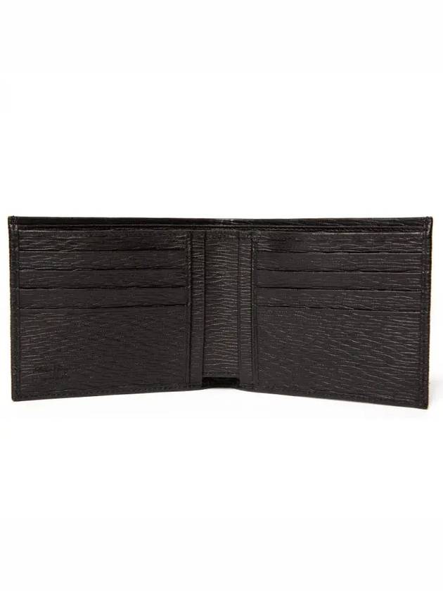 Gancini Half Wallet Black - SALVATORE FERRAGAMO - BALAAN 6