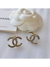 CC logo crystal earrings champagne gold ABB798 - CHANEL - BALAAN 1