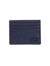 Leather Card Wallet Navy - FENDI - BALAAN 1