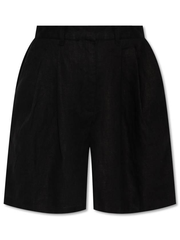 Posse ‘Marchello’ Linen Shorts , Women's, Black - POSSE - BALAAN 1