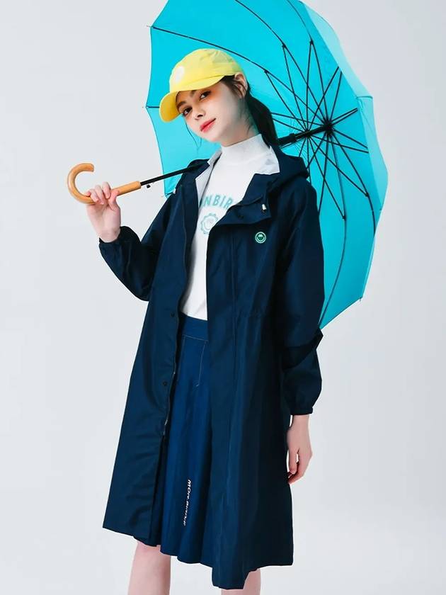 Hooded waist string raincoat NAVY - MONBIRDIE GOLF - BALAAN 9