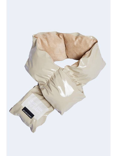 2 Way Padded Muffler Beige - DON’T ASK MY PLAN - BALAAN 1