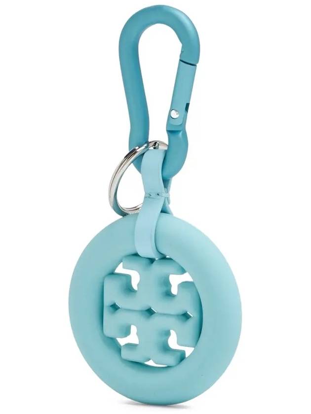 Puffed Up Logo Key Holder Blue - TORY BURCH - BALAAN 4