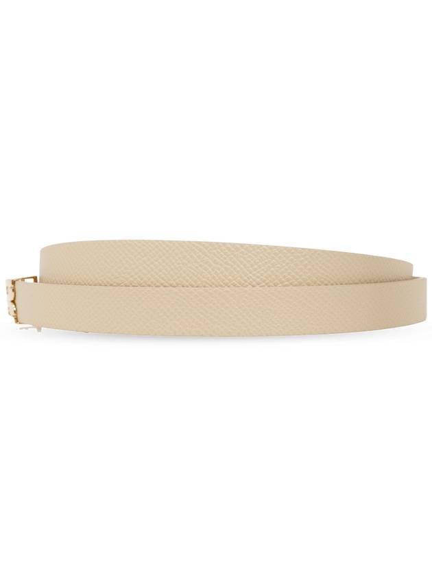 Victoria Beckham Leather Belt, Women's, Cream - VICTORIA BECKHAM - BALAAN 3