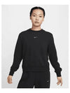 Dri Fit One Crew Neck French Terry Sweatshirt Black - NIKE - BALAAN 2