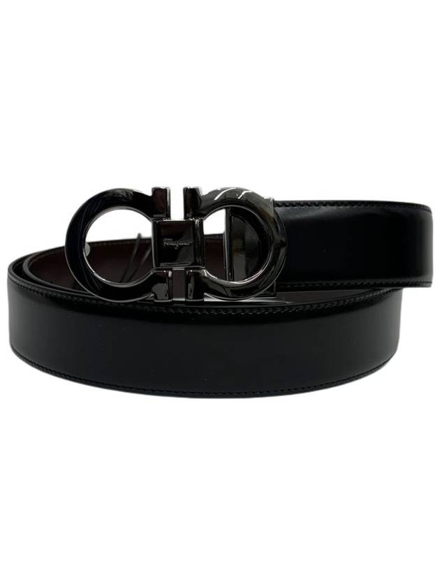 Ferragamo Reversible Leather Belt 644557 - SALVATORE FERRAGAMO - BALAAN 1