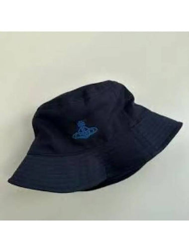 Bucket Hat Navy 81020009 W00KT 1258153 - VIVIENNE WESTWOOD - BALAAN 1