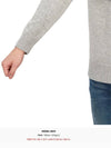 Wappen Patch Button Knit Top Melange Gray - STONE ISLAND - BALAAN 10