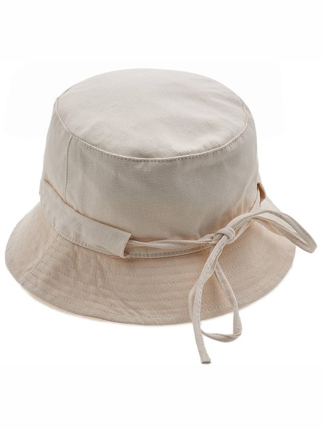 Le bob Gadjo Bucket Hat Offwhite - JACQUEMUS - BALAAN 3