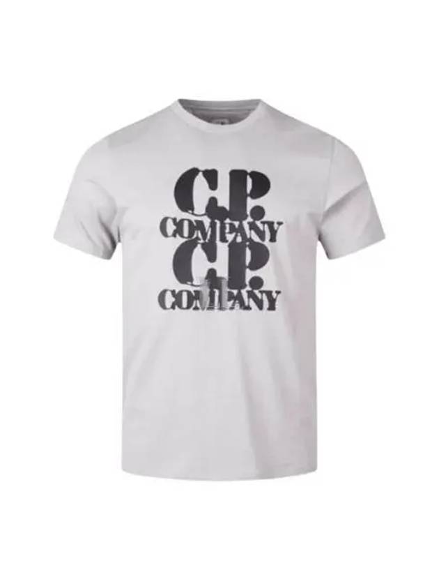 30/1 Jersey Graphic Short Sleeve T-Shirt Grey - CP COMPANY - BALAAN 2