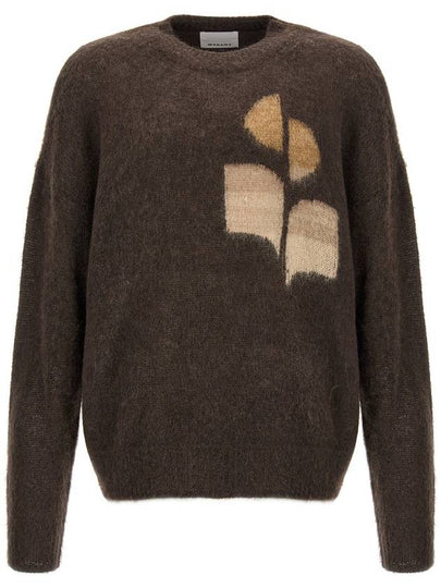 Drany Logo Mohair Knit Top Brown - ISABEL MARANT - BALAAN 2