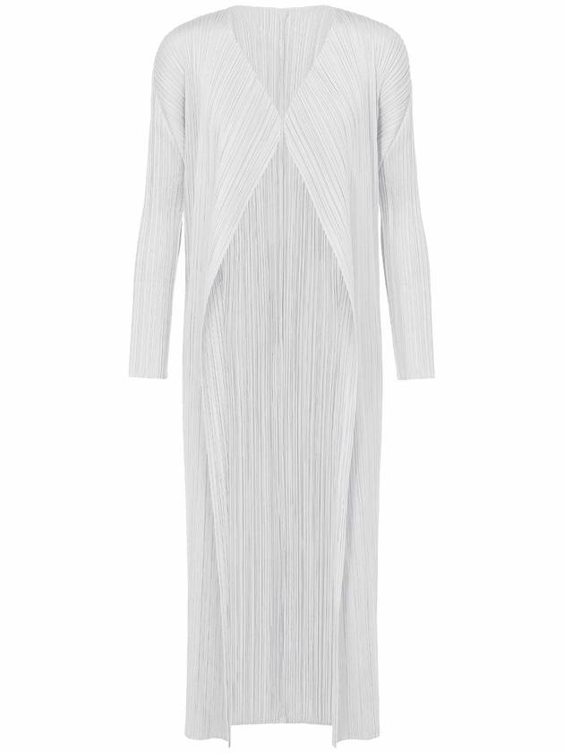 Pleated please basic long cardigan - ISSEY MIYAKE - BALAAN 1