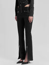 zip slit cutout bootcut pants black - FAN YOUNG - BALAAN 3