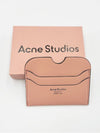 Studios Silver Logo 2-tier Card Wallet Salmon Pink - ACNE STUDIOS - BALAAN 4