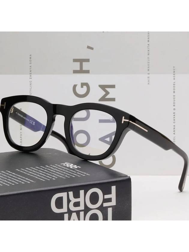 Eyewear Round Eyeglasses Black - TOM FORD - BALAAN 3