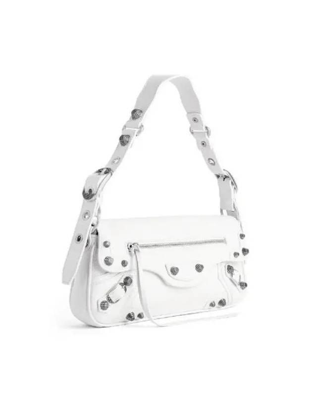 Le Cagole Small Sling Shoulder Bag White - BALENCIAGA - BALAAN 4