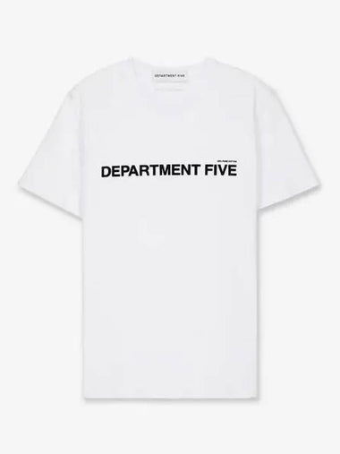 DEPARTMENT FIVE Logo Short Sleeve T Shirt White UT5062JF0015000PF2001 - DEPARTMENT 5 - BALAAN 1