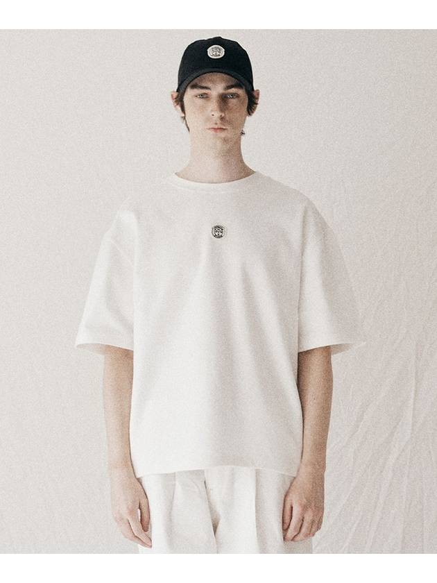 Symbol graphic short sleeve t-shirt ivory - FFEFF STUDIO - BALAAN 9