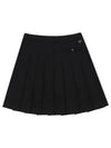 Women s long pleated skirt 4024LXWP BLACK - BLACK&WHITE - BALAAN 2