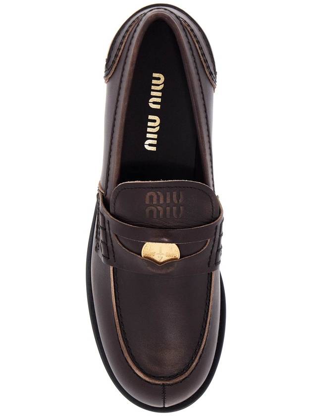 Loafer 5D773D3G48 F0192 brown - MIU MIU - BALAAN 3