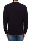 Lens Wappen Wool Knit Top Navy - CP COMPANY - BALAAN 4