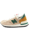 Made in USA 990 Low Top Sneakers Tan - NEW BALANCE - BALAAN 3