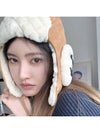 Coco Neju 24 25 Collection Lambskin Beige Roasted Chestnut Hat - CHANEL - BALAAN 6