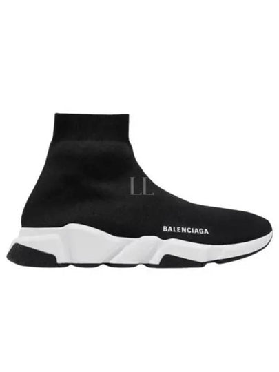 Speed Trainer  High Top Sneakers Black White - BALENCIAGA - BALAAN 2