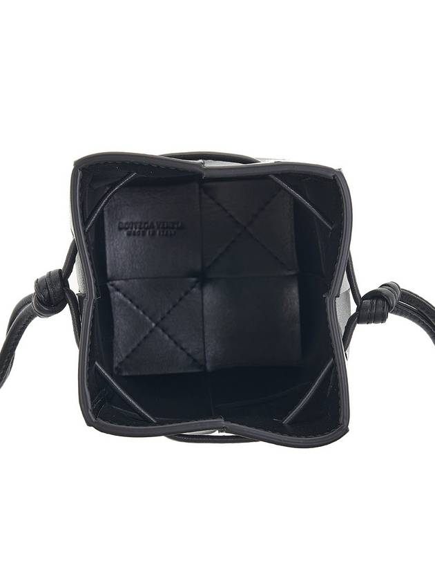 Intrecciato Cassette Small Bucket Bag Black - BOTTEGA VENETA - BALAAN 11