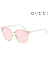 Eyewear Gold Frame Metal Sunglasses Pink - GUCCI - BALAAN 2