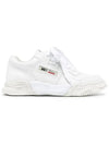 Parker OG Sole Leather Low Top Sneakers White - MAISON MIHARA YASUHIRO - BALAAN 2