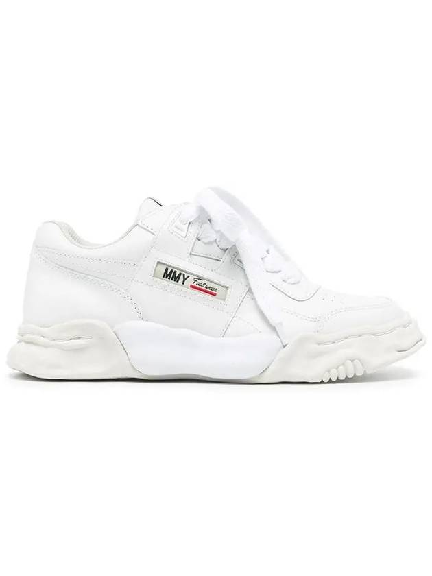 Parker OG Sole Leather Low Top Sneakers White - MAISON MIHARA YASUHIRO - BALAAN 2