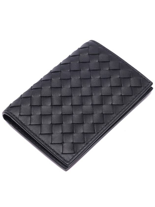 Intrecciato Card Wallet Black - BOTTEGA VENETA - BALAAN 6