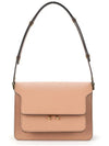 Saffiano Trunk Medium Shoulder Bag Beige - MARNI - BALAAN 6