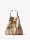 TB Check Print Small Bucket Bag Archive - BURBERRY - BALAAN 2