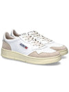 Medalist Suede Low Top Sneakers White - AUTRY - BALAAN 4