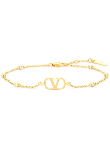 V Logo Signature Men s Chain Bracelet J0S02YCW MH5 - VALENTINO - BALAAN 1