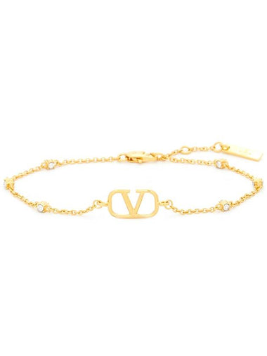 V Logo Signature Men s Chain Bracelet J0S02YCW MH5 - VALENTINO - BALAAN 1