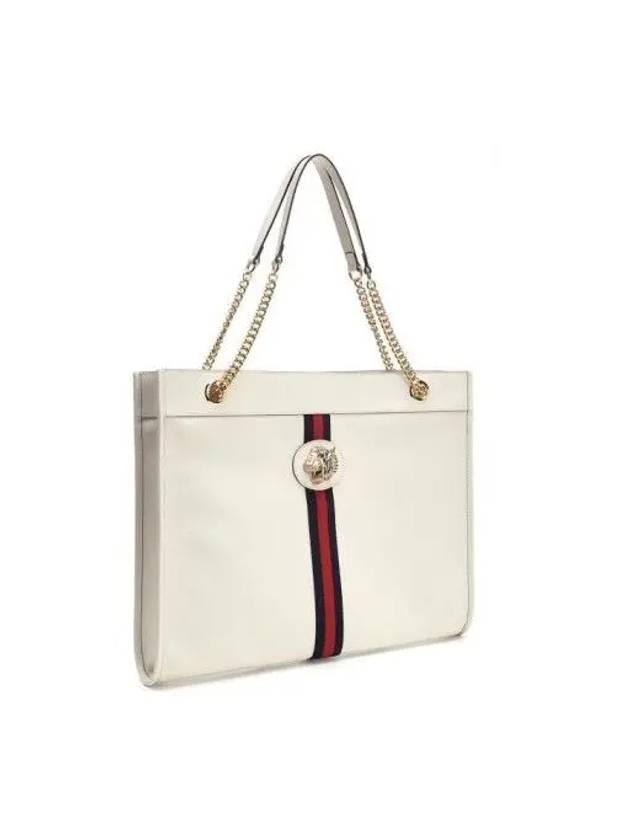 Shoulder Bag Big Chain Rajah Tiger Ivory 537219 0OLHX 8406 - GUCCI - BALAAN 2