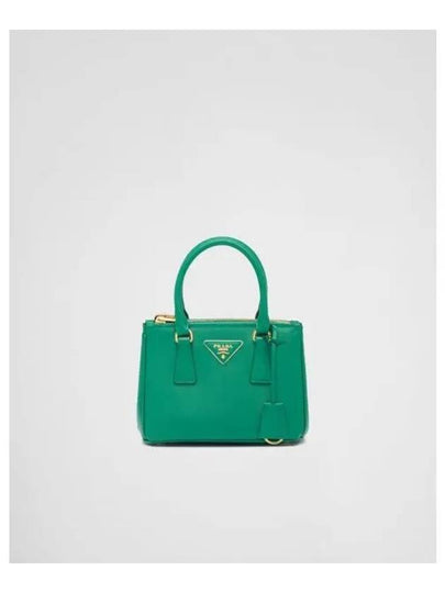 Galleria Saffiano Leather Mini Tote Bag Mango - PRADA - BALAAN 2