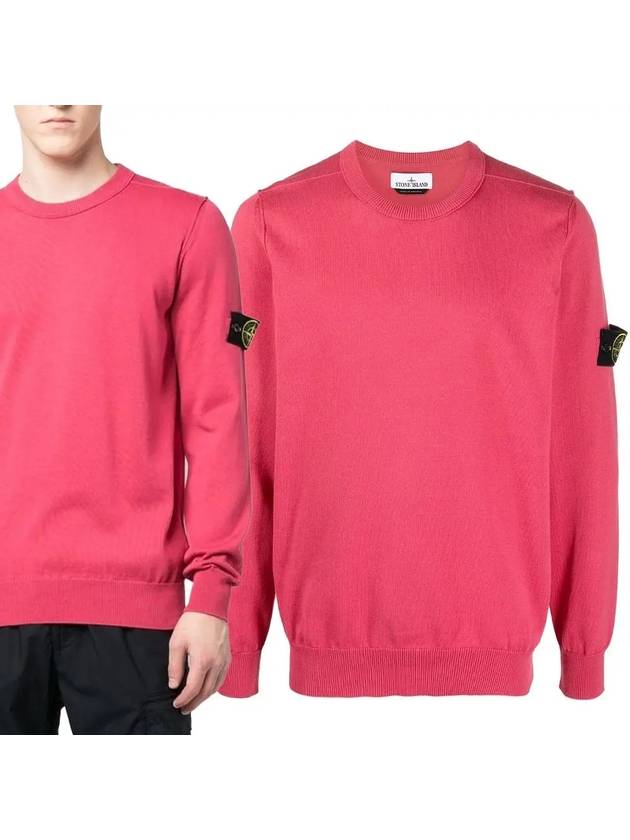 logo wapen knit pink 540B2 - STONE ISLAND - BALAAN 1