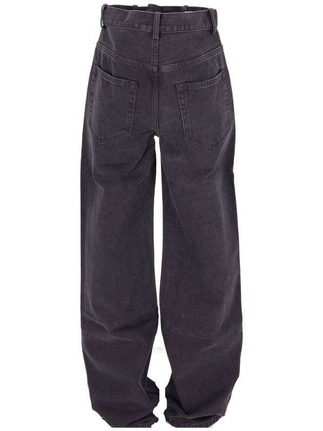 CLAIRE 5-POCKETS COMFORT TROUSERS FADED DENIM - ANN DEMEULEMEESTER - BALAAN 4