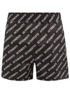 Logo Swim Shorts Black - VETEMENTS - BALAAN 6