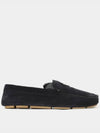 Suede Loafers Navy - PRADA - BALAAN 4