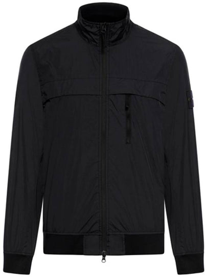 Garment Dyed Crinkle Reps R Nylon Jacket Black - STONE ISLAND - BALAAN 2